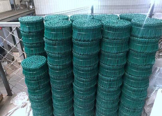 Pvc 16ga Metal Tie Wire 12cm 14cm 16cm 20cm Double Loop