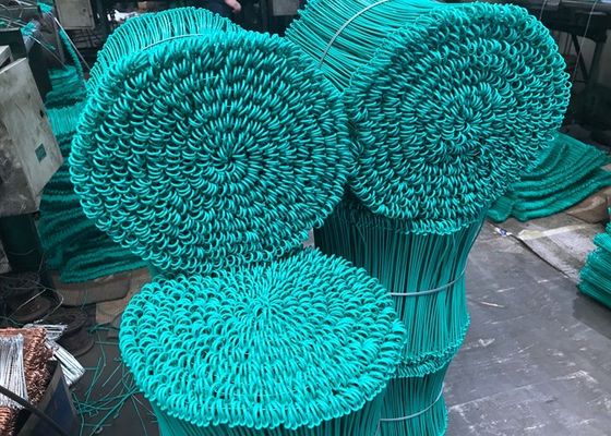 2000Pcs PVC Coated 1.2mm BWG22 Loop Tie Wire For Garden