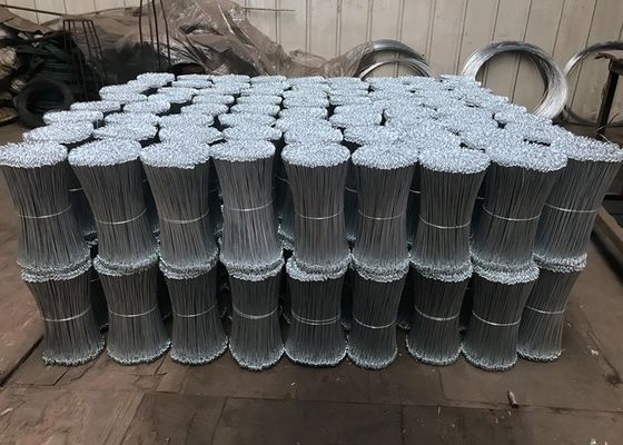 Double Loop 0.7mm 24 Inches 380mpa Galvanized Tie Wire