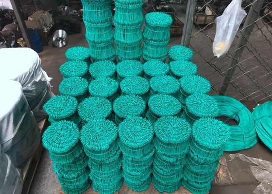 Low Carbon Steel soft 1000pcs 17G PVC Coated Tie Wire